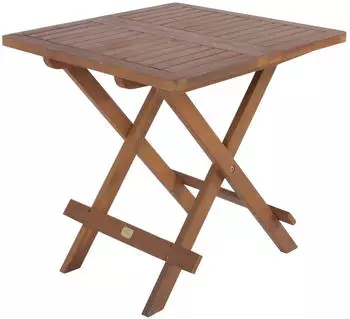 Spetebo Klapptisch Akazienholz ge&ouml;lt, 50cm (960301)