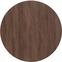vidaXL Tischplatte Braun Eichen-Optik &Oslash; 70 x 1,5 cm Holzwerkstoff