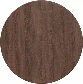 vidaXL Tischplatte Braun Eichen-Optik 70 x 70 x 1,5 cm Holzwerkstoff