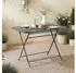 en.casa Sande folding table 110 x 70 x 71 cm black