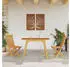 vidaXL Garten-Esstisch 110x56x75 cm Massivholz Akazie