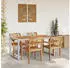 vidaXL Gartentisch Grau 160 x 80 x 75 cm Massivholz Akazie (4010603)