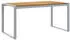 vidaXL Gartentisch Grau 160 x 80 x 75 cm Massivholz Akazie (4010603)