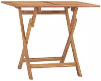 vidaXL Klappbarer Garten-Esstisch 90x60x75 cm Massivholz Teak