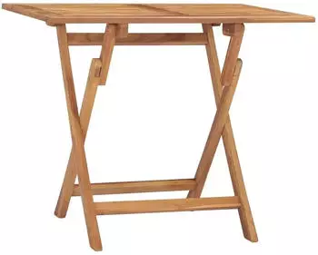 vidaXL Klappbarer Garten-Esstisch 90x60x75 cm Massivholz Teak (315445)