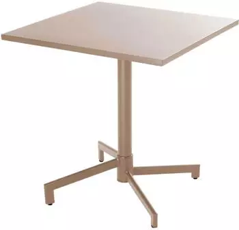 Oviala Palavas Bistro-Gartentisch quadratisch klappbar 70cm Taupe (114464)