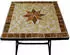 Spetebo Amarillo Beistelltisch Mosaik Metall eckig 53x35cm (950473)