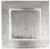 Marrakesch Orient & Mediterran Interior Sule Beistelltisch Klapptisch Metall quadratisch Silber (di-0769-eck-sil)