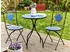 Beliani Cigliano Bistrotisch Rund 60cm Metall Schwarz Mosaik (Cigliano)