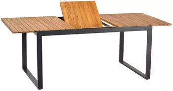Merxx Naxos Ausziehtisch Aluminium/Akazienholz 150(200)x90cm (22004-217)