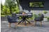 Mr. Deko Almeria Gartentisch rund 120cm Aluminium/Keramik hellgrau (BL27103)