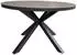 Mr. Deko Almeria Gartentisch rund 120cm Aluminium/Keramik hellgrau (BL27103)