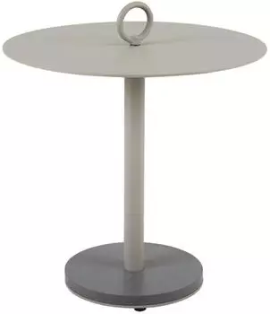 Brafab Niobe Beistelltisch Rund &Oslash;50cm, Aluminium Khaki (4771-21)