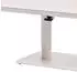 Zebra Move Lifttisch 140x80cm Aluminium/Keramikfliese Natur/Taupe