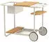 Zebra Somerset Servierwagen Aluminium/Teak Natur/Taupe
