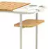 Zebra Somerset Servierwagen Aluminium/Teak Natur/Taupe