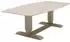 LC Home Terano Lifttisch 180x90cm Aluminium/Sinterstone Natur/Taupe