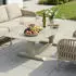 LC Home Terano Lifttisch 180x90cm Aluminium/Sinterstone Natur/Taupe