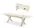 Zebra Levare Ausziehtisch 240/300x100cm Aluminium/Keramikfliese Natur/Taupe