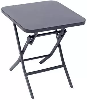 Hesp&eacute;ride Greensboro square side table graphite 40 x 40 cm