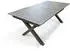 DCB Garden Florida extendable garden table aluminium 180 240 x 100 cm quartz