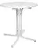 Beautissu Bistroni folding bistro round table 70 cm white
