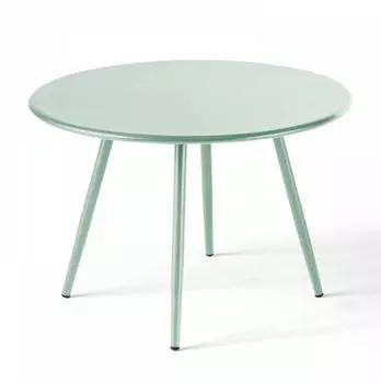 Oviala Palavas round coffee table 40 cm sage green