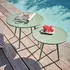 Oviala Palavas round coffee table 40 cm sage green