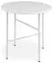 bomoe Finn round coffee table metal 44 cm white