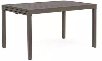 Bizzotto Pelagius Extendable Outdoor Table Aluminium 135-270x90cm brown