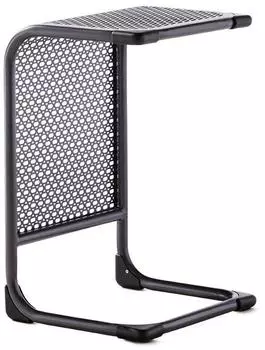 Sieger Samoa Beistelltisch Aluminium eisengrau 35x40x60cm