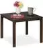 Relaxdays Beistelltisch Outdoor wetterfest, braun, 39x52x48cm (10049595_93)