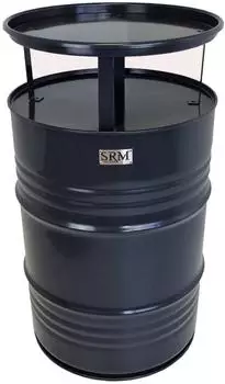 SRM Design Fassm&ouml;bel Stehtisch Bistrotisch anthrazit &Oslash;57cm, H108cm