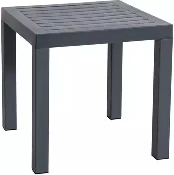 CLP Ocean Beistelltisch Kunststoff, dunkelgrau, 45x45x45cm (305063)