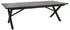 Brafab Hillmond Gartenesstisch Aluminium/HPL ausziehbar 240-310cm, Schwarz