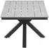 Gardissimo Armati Gartentisch Aluminium Nonwood rechteckig 180x100cm anthrazit