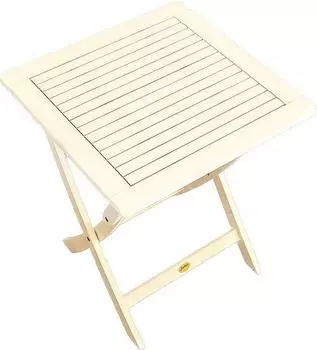 Sedex Catar Klapptisch Massivholz 60x60cm wei&szlig; gewischt (3832-03)