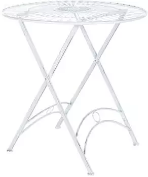 CLP Tegal Bistrotisch Eisen antik wei&szlig; (318457)