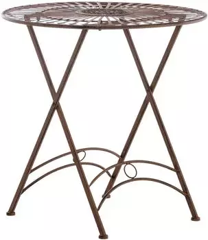 CLP Tegal Bistrotisch Metall antik braun (315739)