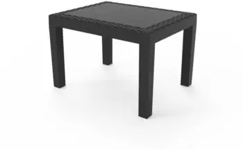 ProGarden Jack Beistelltisch Kunststoff Anthrazit 59x46x40cm (0280)