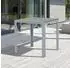 Gardissimo Fire Soul Gartentisch Aluminium/Nonwood 70x70cm Silber