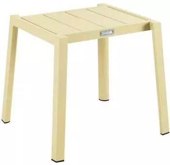 Brafab Delia Beistelltisch Aluminium Lemon, stapelbar, 45x40x39cm