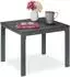 Relaxdays Beistelltisch Outdoor wetterfest grau 39x52x48cm (10049595_111)