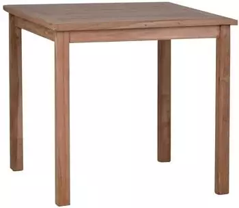 MiaM&ouml;bel Gartentisch 80x80cm Teak Massivholz Honig (70017)