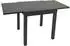 DEGAMO LIVORNO Gartentisch ausziehbar, Alu/Keramikoptik, 70/140x70cm, anthrazit/dunkelgrau (44567)