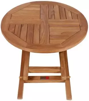 Mr. Deko Sutton Klapptisch Teakholz rund Ø70cm (02132)