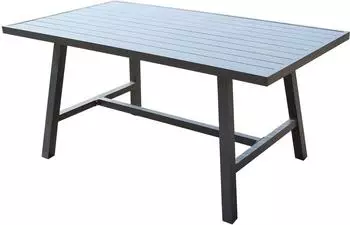 Garden Pleasure DENIA Gartentisch Aluminium, anthrazit, 160x90cm (305464)