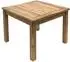 Spetebo Beistelltisch Teakholz Massivholz 50x50cm unbehandelt (940261)
