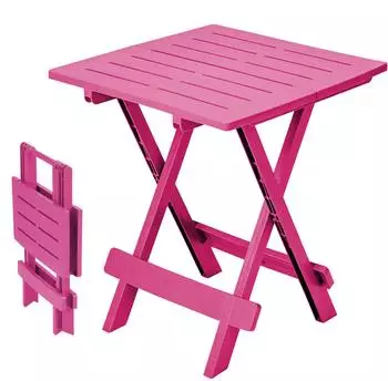 Spetebo Adige Klapptisch Kunststoff 45x43cm Pink (11518)