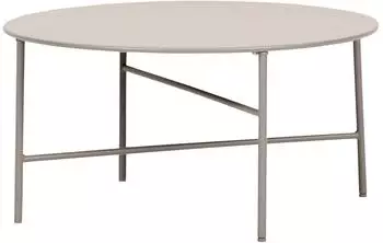 ebuy24 Pesetos Gartentisch Metall &Oslash;70cm, grau (51-48926)